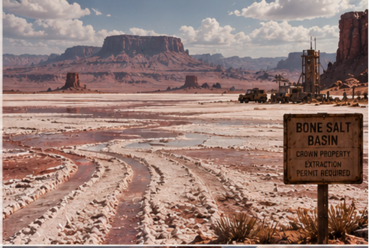 The Bone Salt Basins