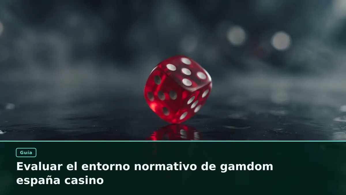Evaluar el entorno normativo de gamdom españa casino