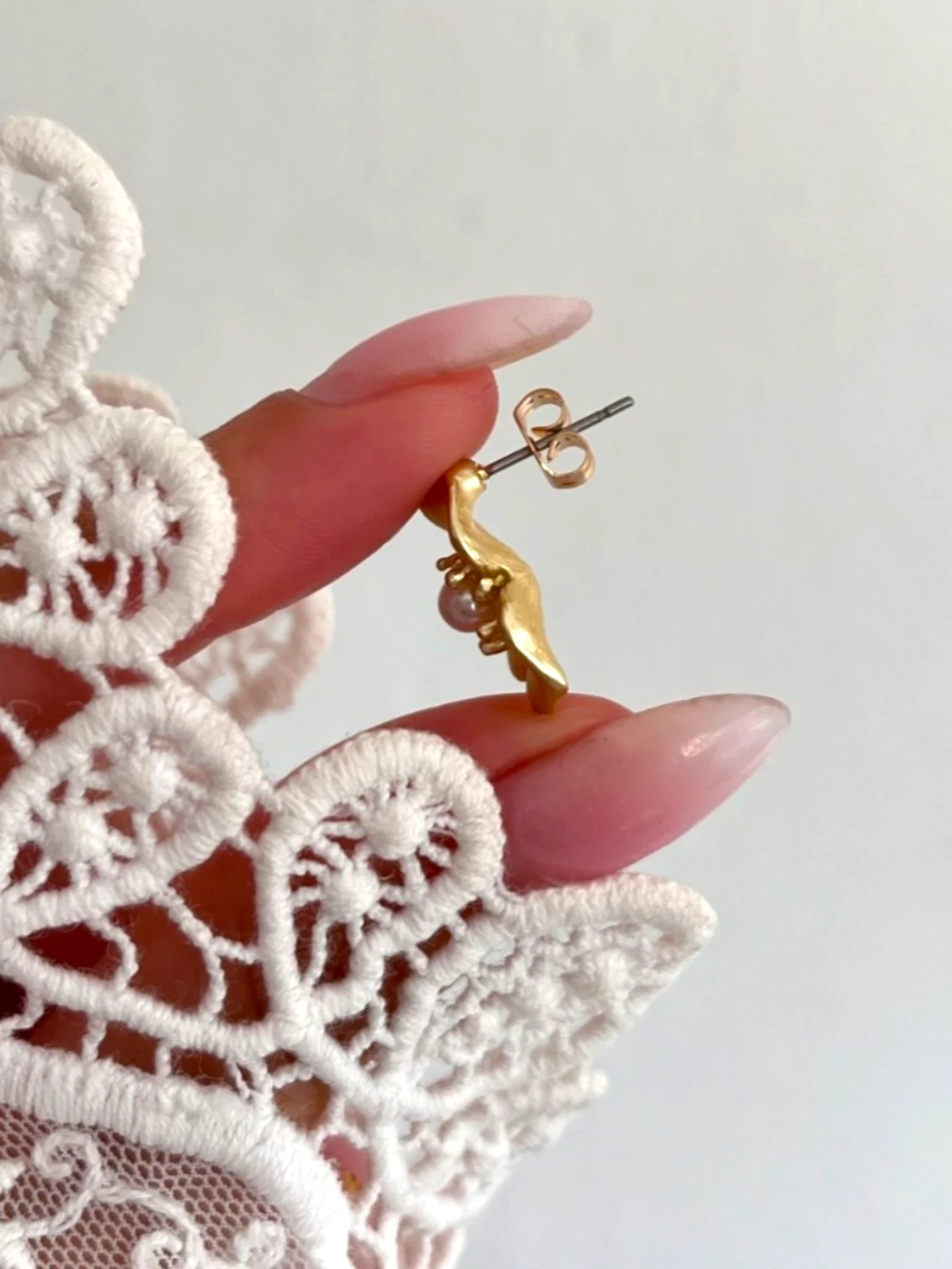 Aros Flower Rosa miniatura 2