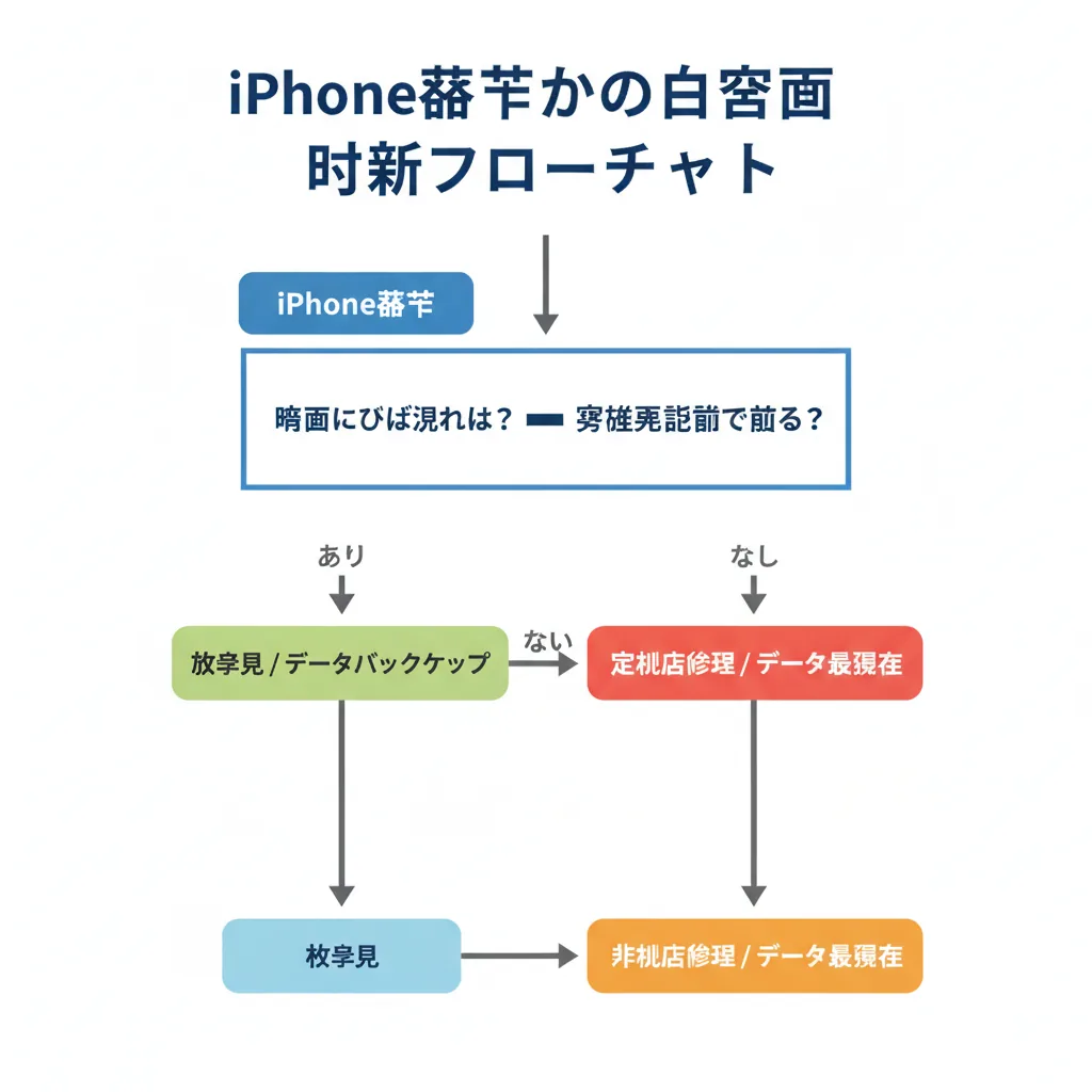 iPhoneを落としたら画面が白くなった時の対処法｜修理費用と判断基準 – 画像4