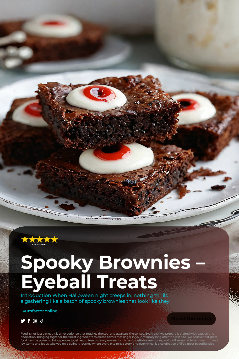 Spooky Brownies – Eyeball Treats
