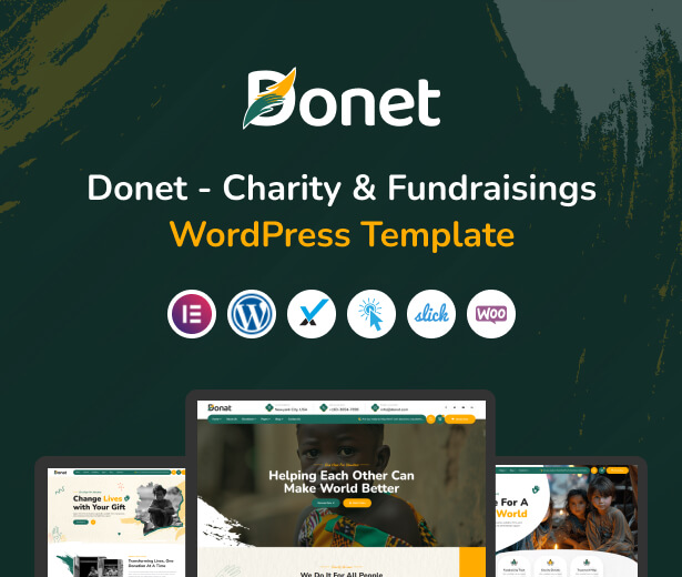 Donat - Charity & Fundraising WordPress Theme