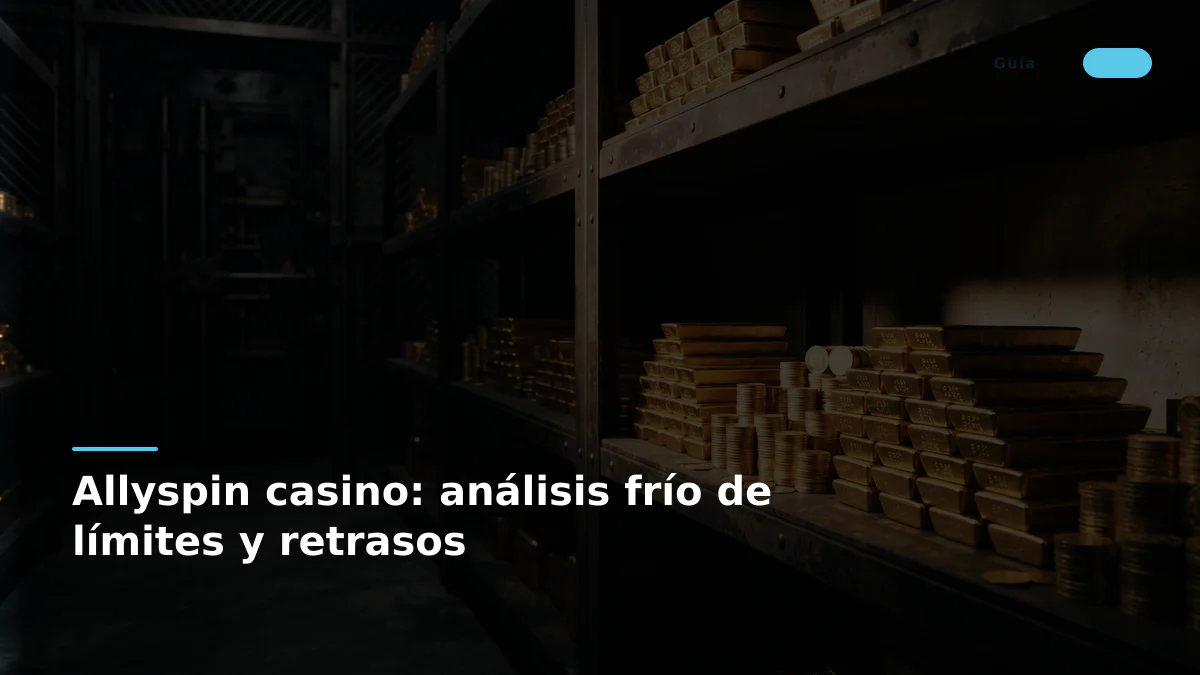 Allyspin casino: análisis frío de límites y retrasos