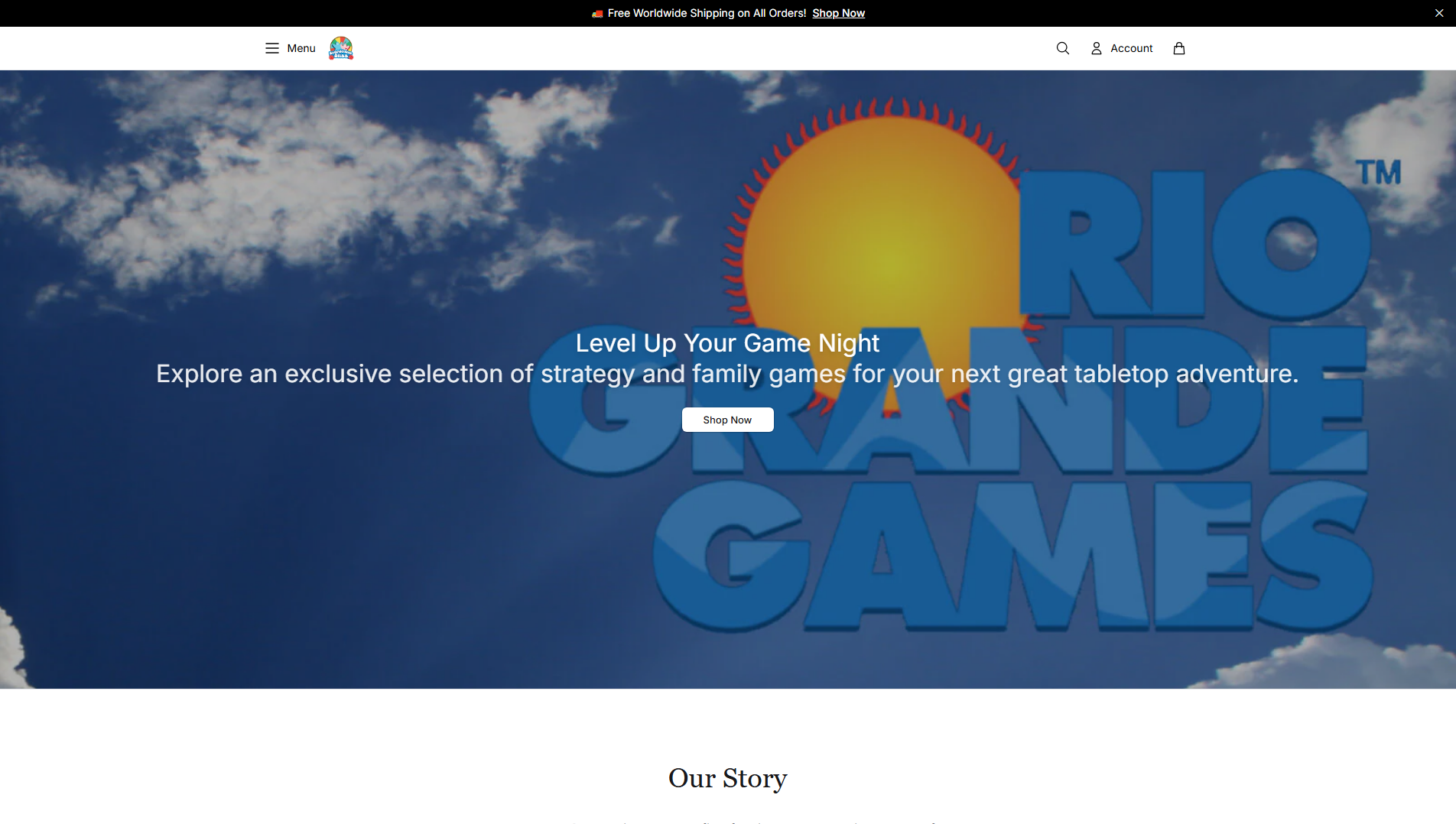 Stored capture of boardgameblissclub.shop