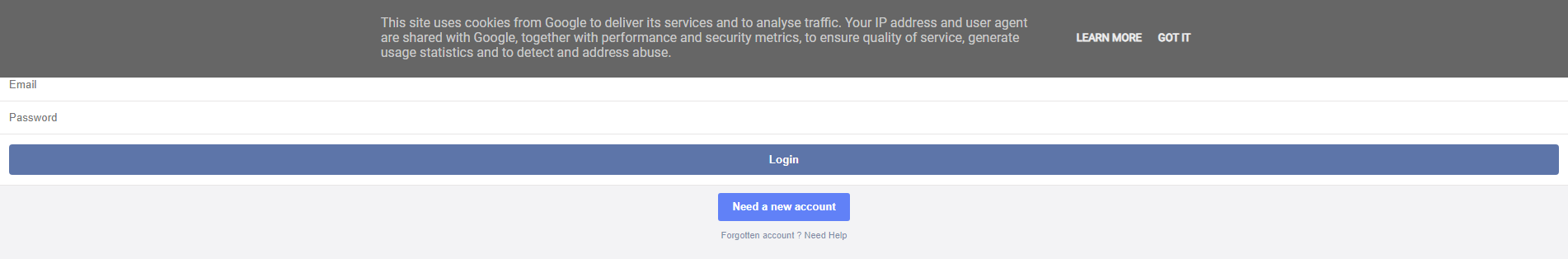 Forensic screenshot of facebook-login65.blogspot.com showing the phishing page layout