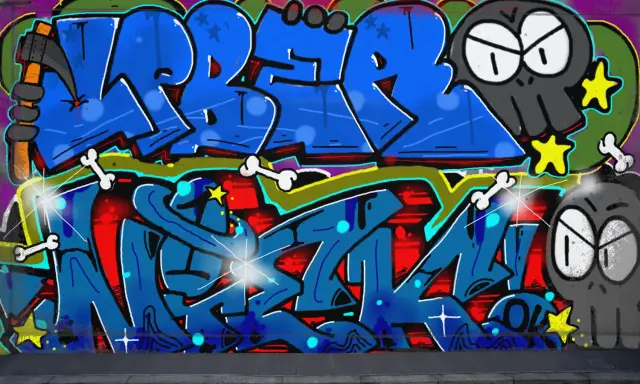 Graffiti artwork by Okeyss