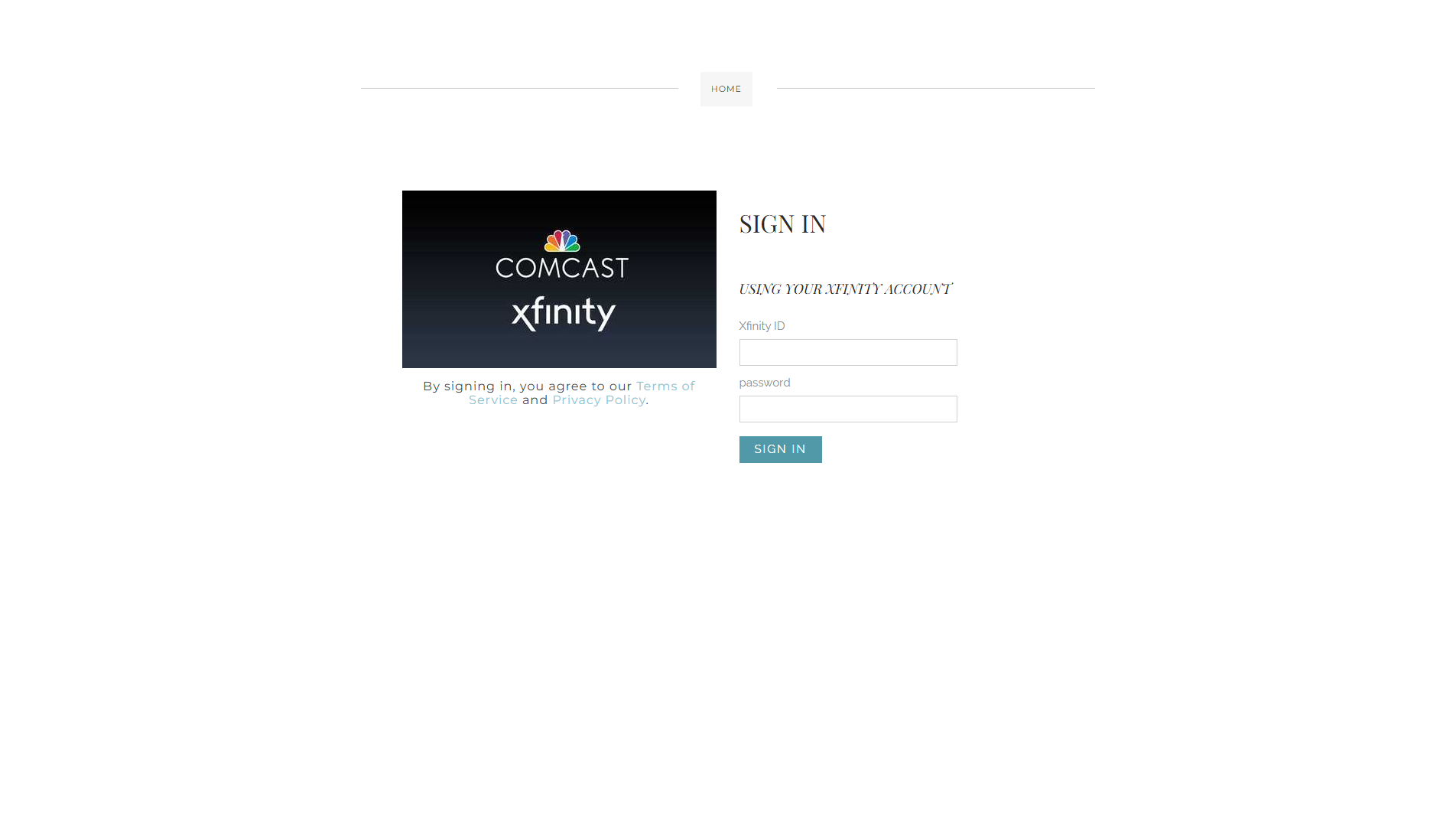 Screenshot of comcastmailupdateaccount.weebly.com