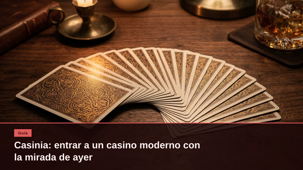 Casinia: entrar a un casino moderno con la mirada de ayer