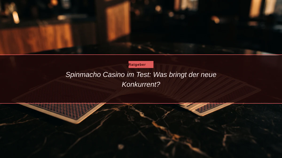 Spinmacho Casino im Test: Was bringt der neue Konkurrent?