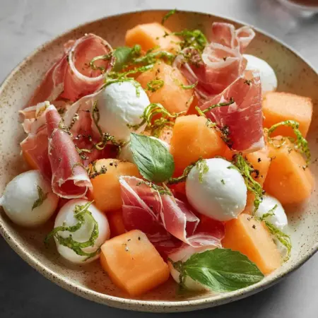 Melon Mozzarella Prosciutto Salad: Elevate Your Starter Game