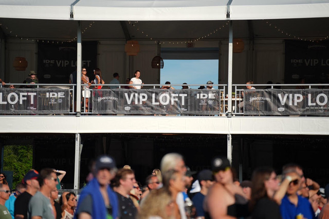 Guests enjoying the Ide Family of Dealerships VIP Loft