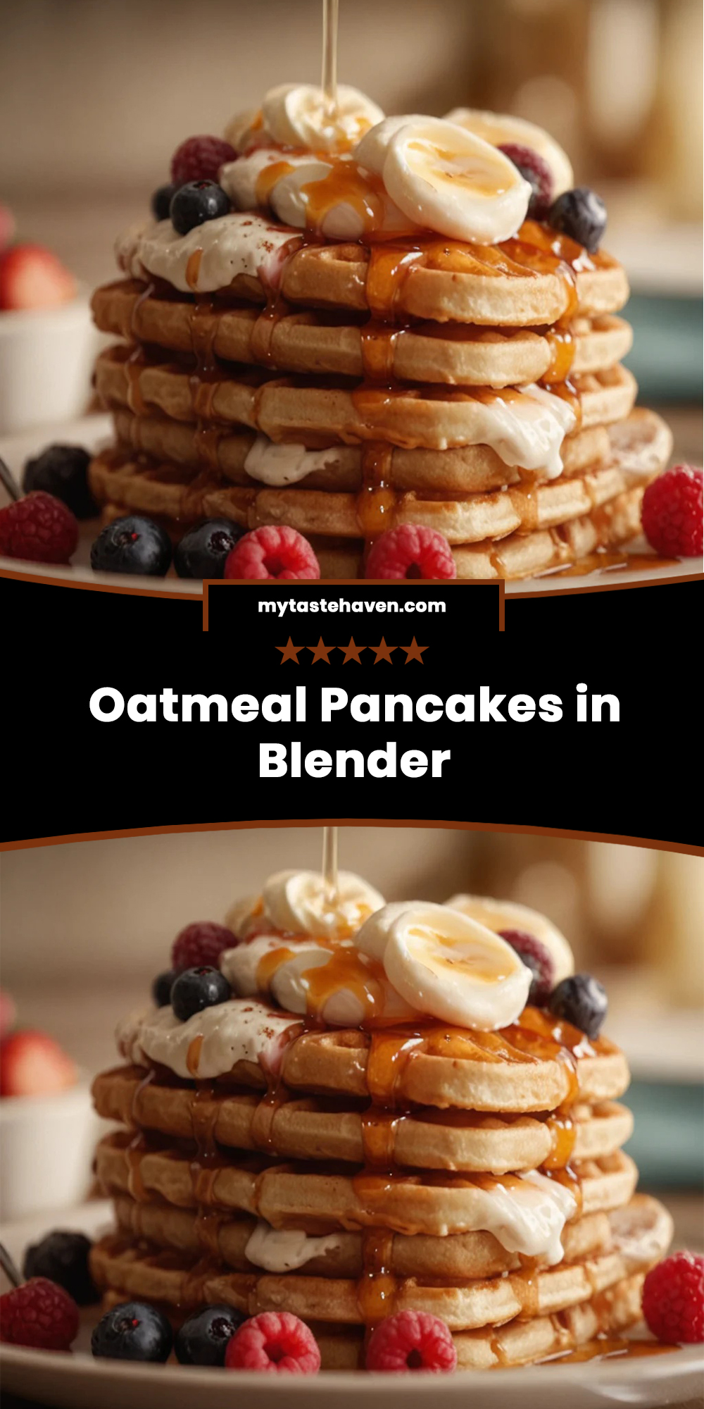 Oatmeal Pancakes in Blender