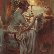 REFLECTIONS-UNDER-LAMP-LIGHT