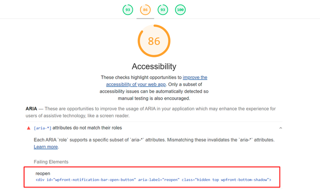 wpfront-accessibilitiy-error