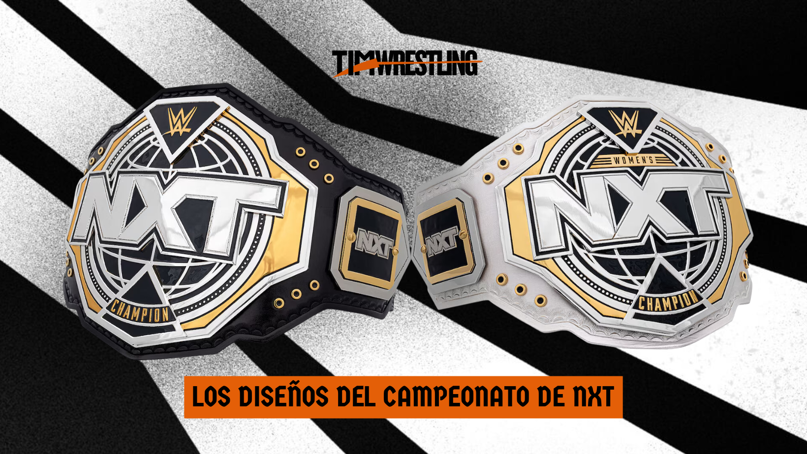 Los diseños del campeonato de NXT