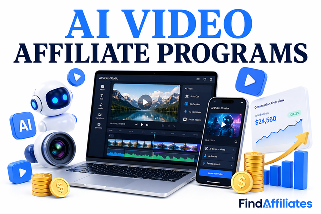 Best AI Video Tool Affiliate Programs in 2026: Earn Recurring Commissions