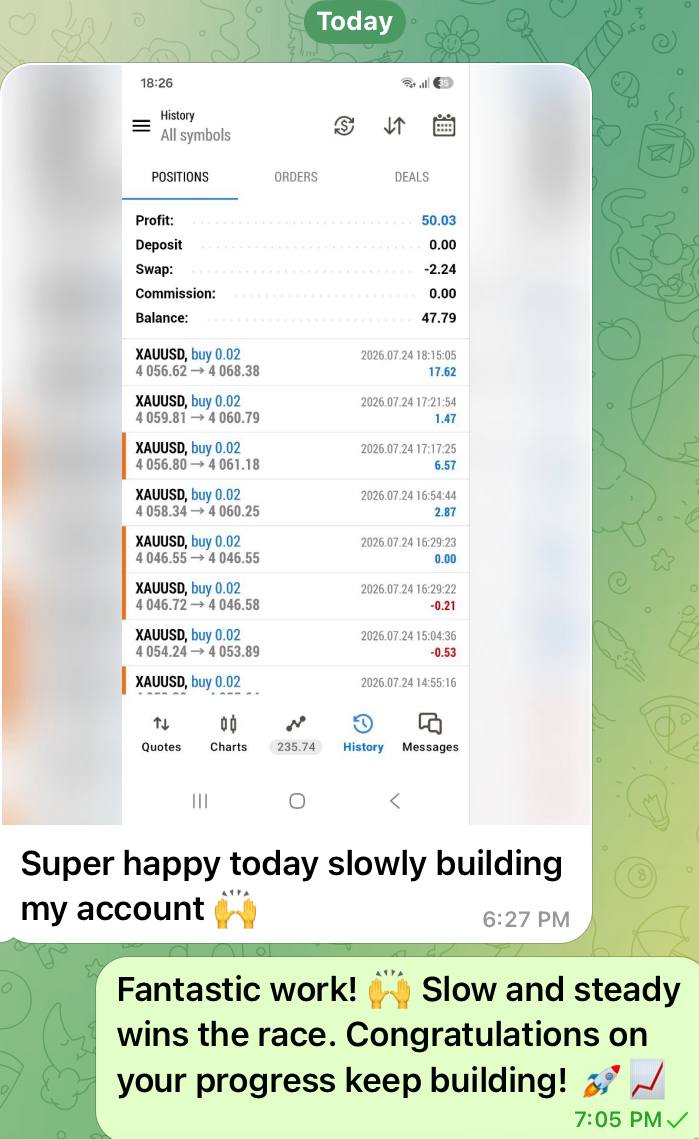 Member profit screenshot