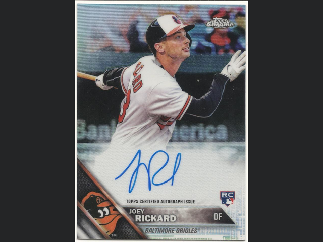 2016 Topps Chrome Joey Rickard Rookie Refractor Autograph /500.png