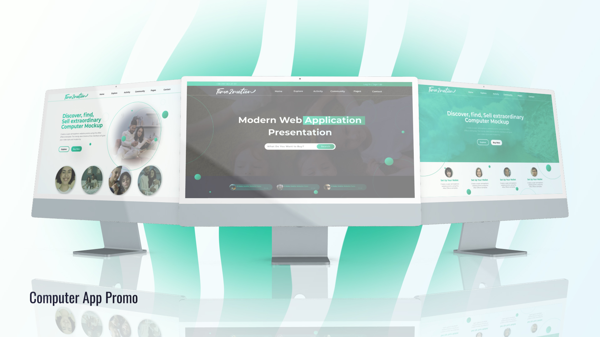 Web Desktop Promo Mockup Web Desktop Promo Mockup