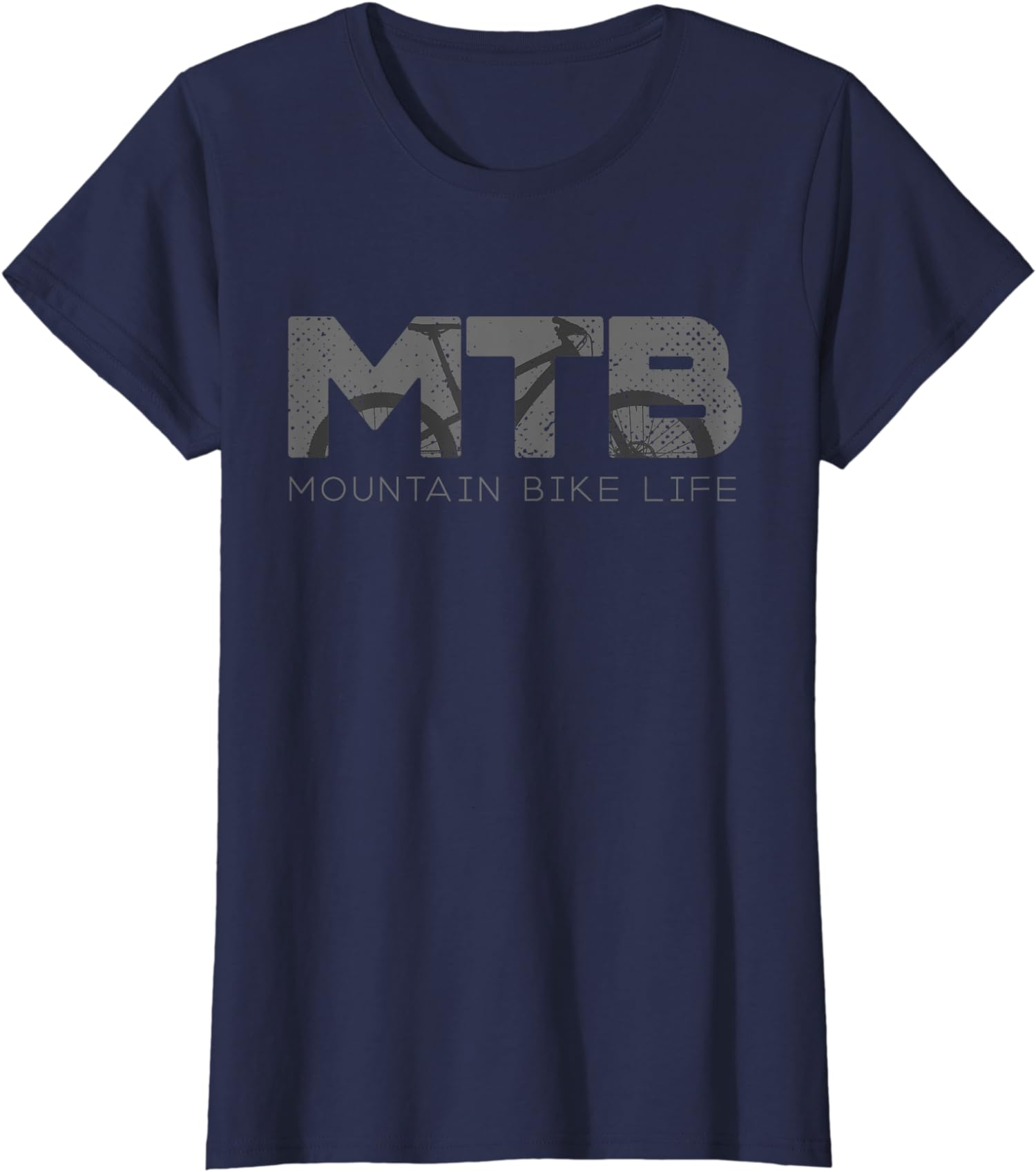 Life Mtb Vintage Mountain Bike Shirt Ladies' Crewneck T-shir