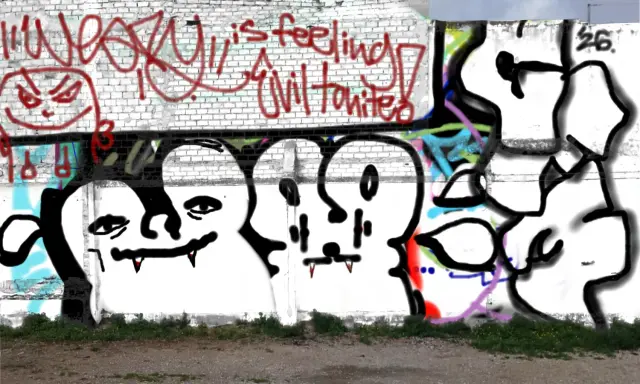 Graffiti artwork by Warok1