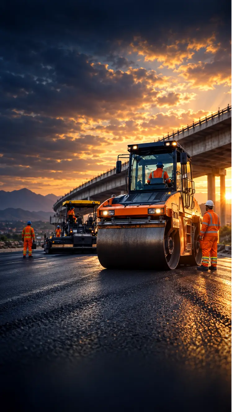 Obra de infraestrutura do Grupo TMRC