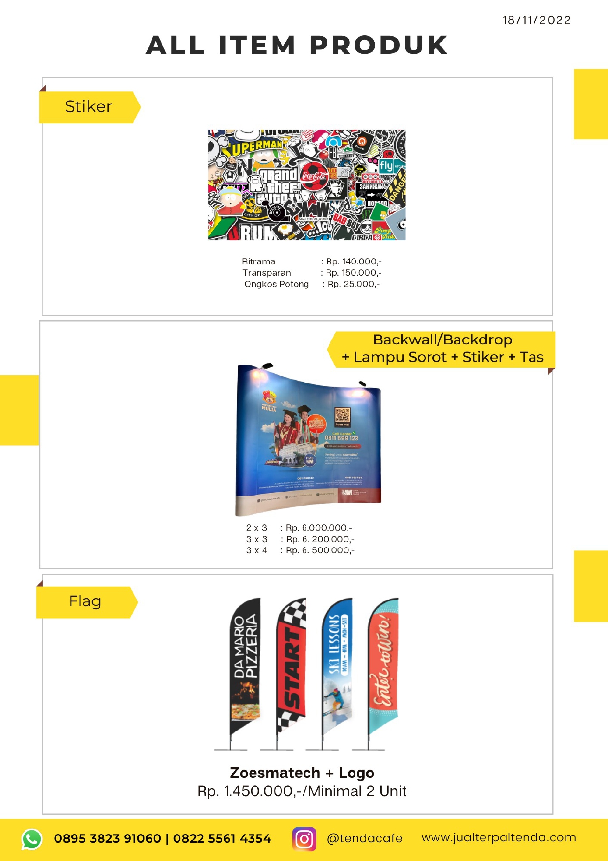 Pricelist All Item Produk 2 (November)
