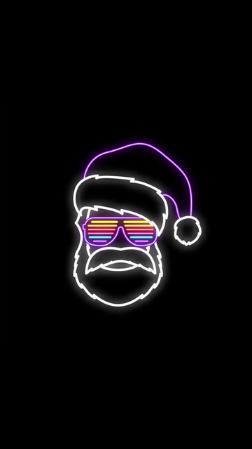 Glowing-Santa