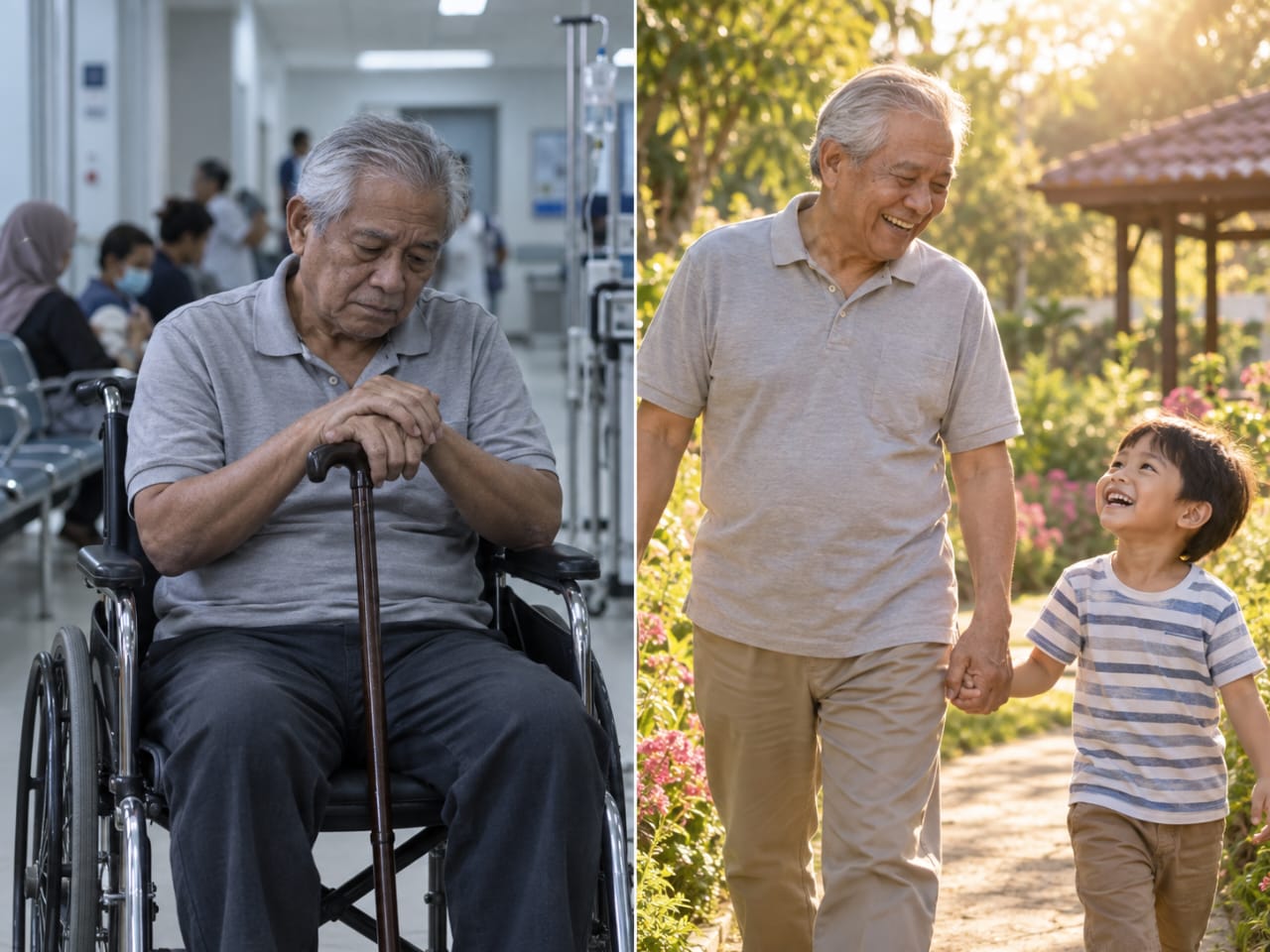 Transformasi Dari Wheelchair ke Hidup Bahagia Bersama Cucu