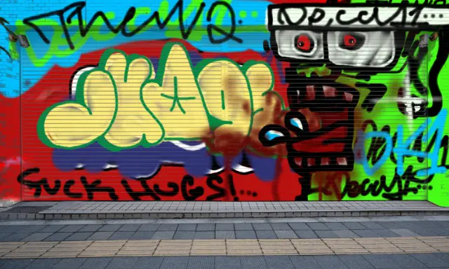 Graffiti artwork by DECAY