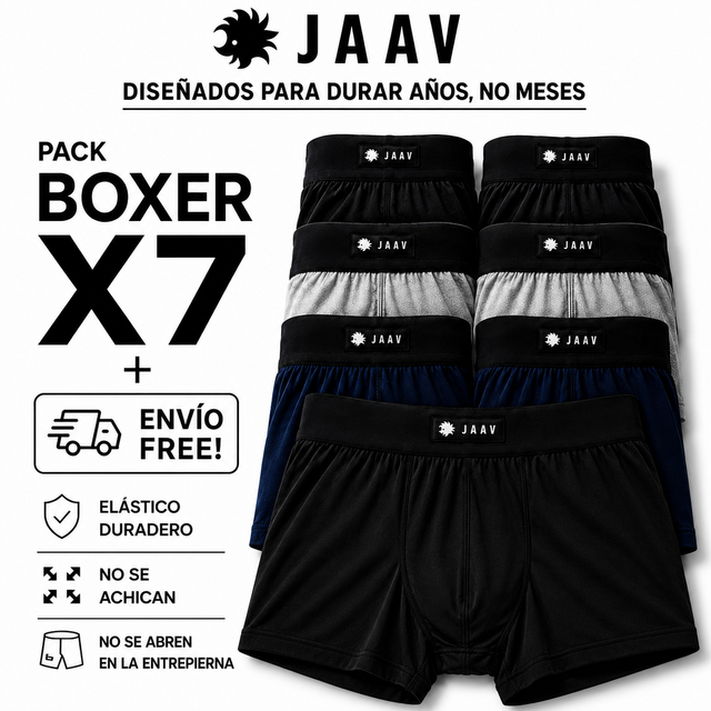 Pack x7 Boxer JAAV