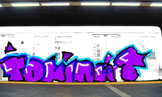 Graffiti artwork by anthony