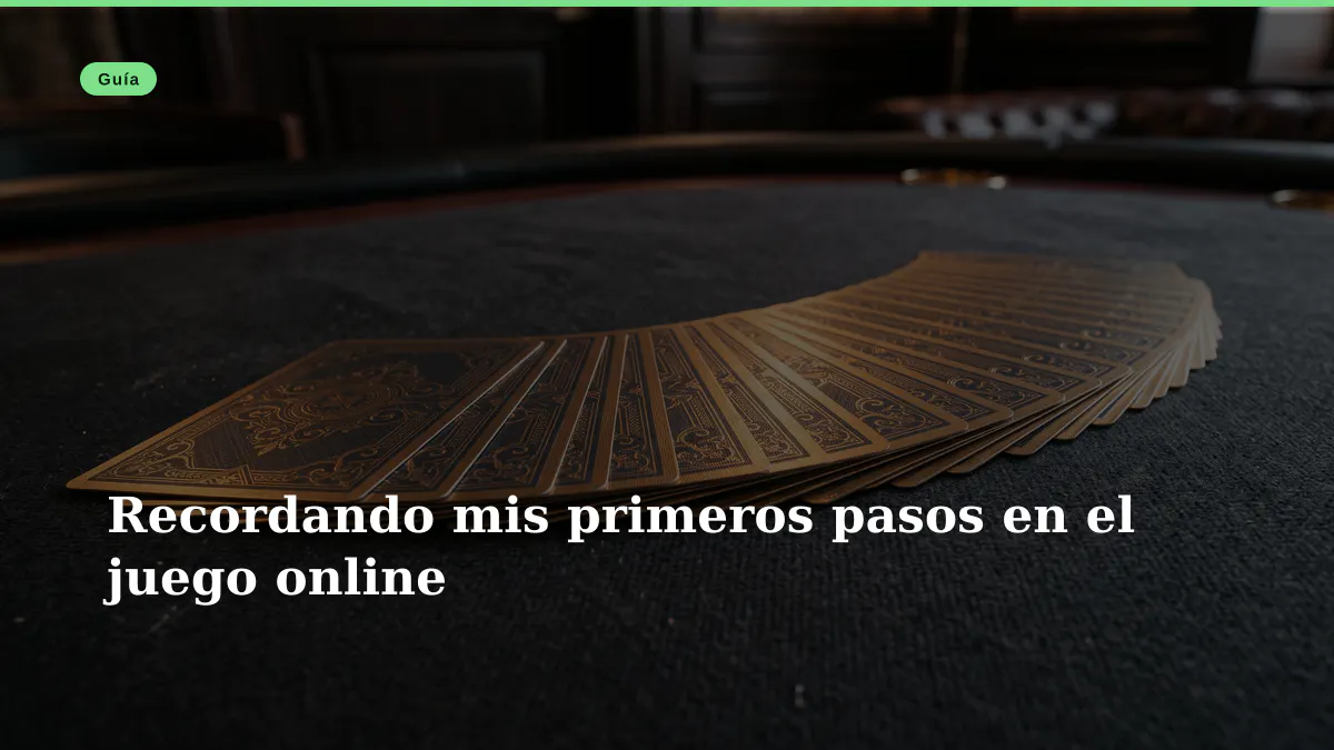 Recordando mis primeros pasos en el juego online