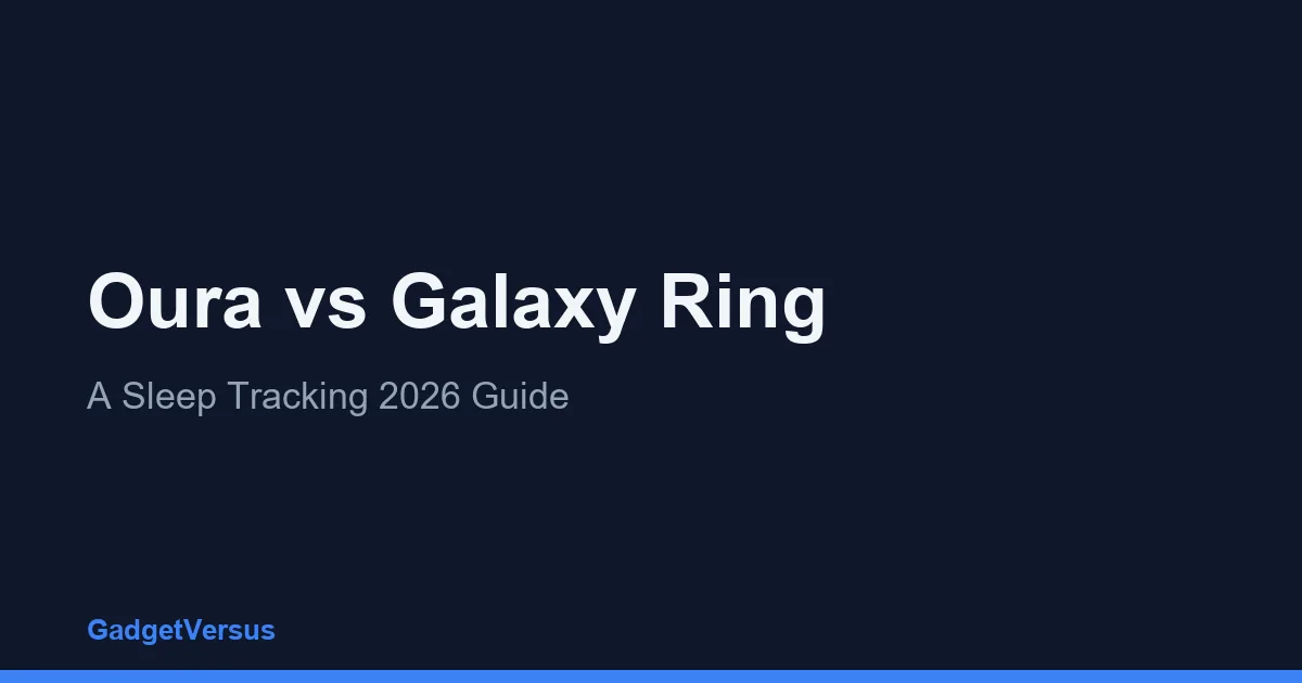 Oura vs Galaxy Ring