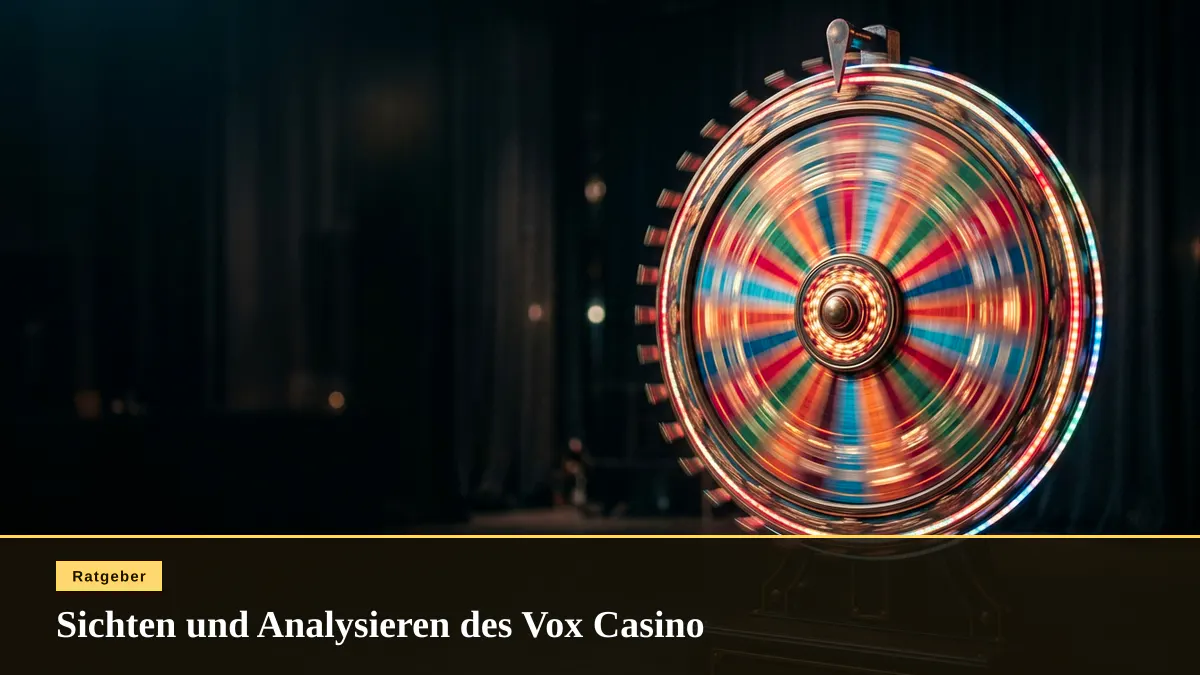 Sichten und Analysieren des Vox Casino