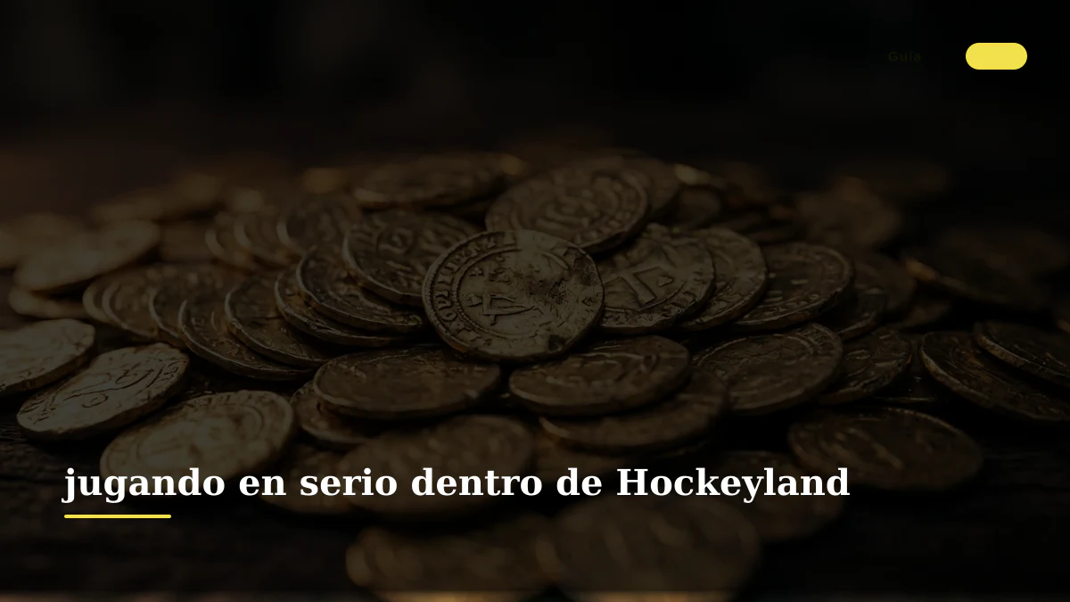 jugando en serio dentro de Hockeyland