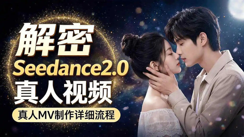Seedance 2.0解密教程 零基础制作真人MV全流程