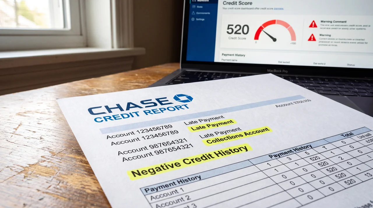 Reviewing a credit report