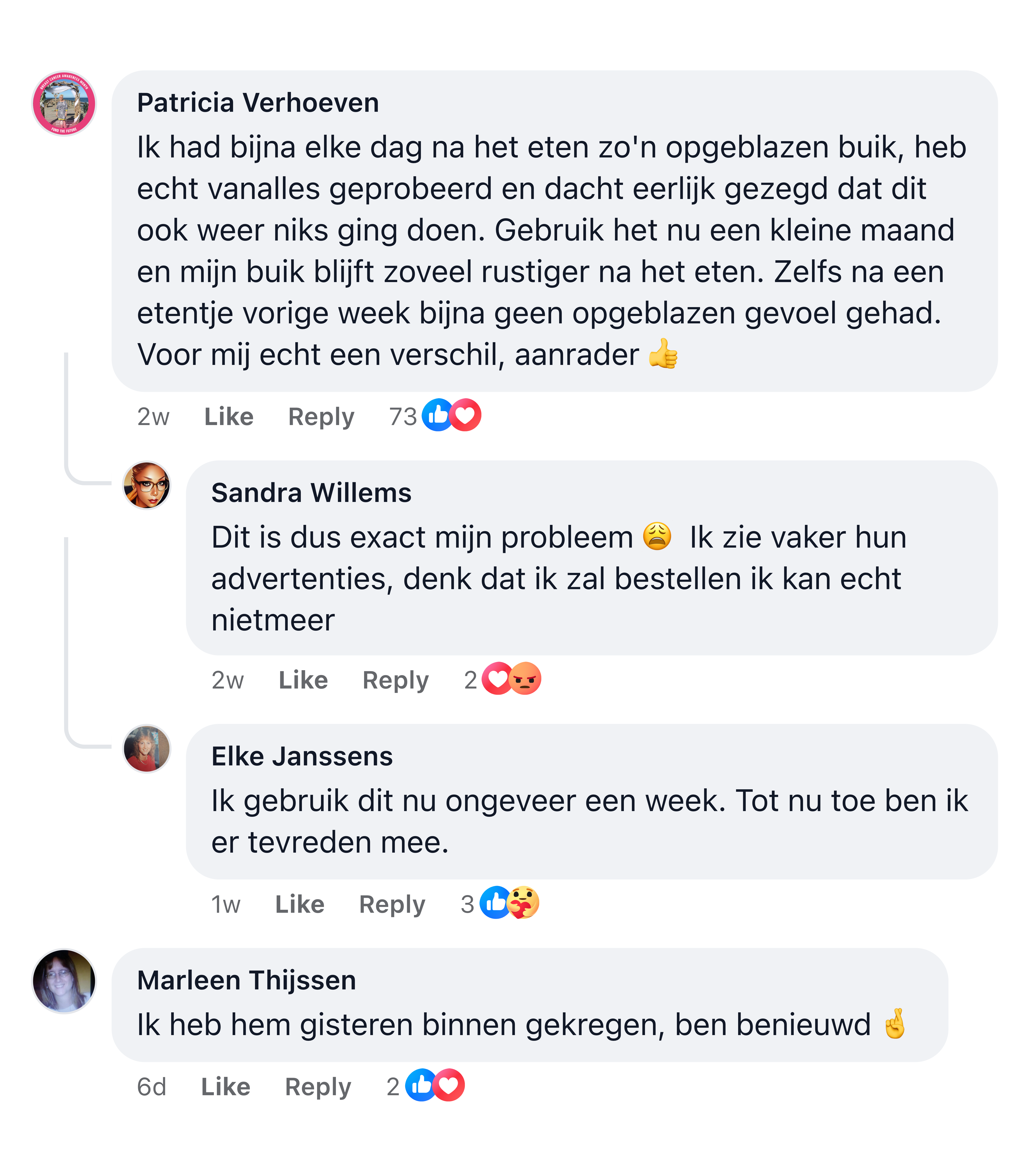 Ervaring van klant