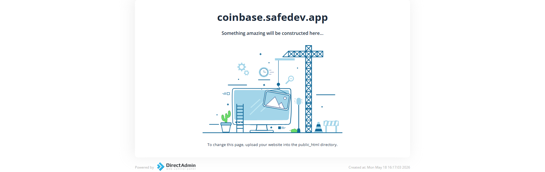 Stored capture of coinbase.safedev.app