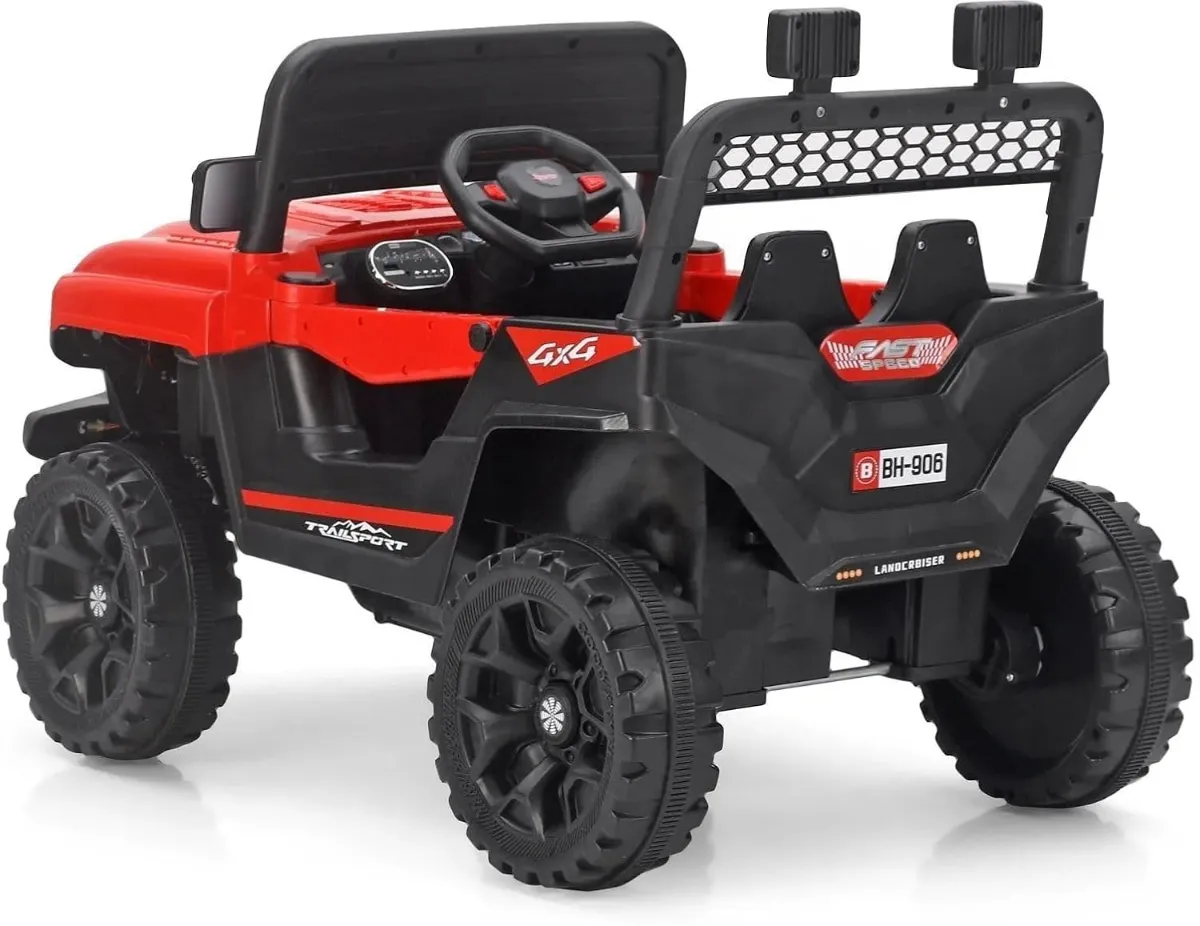 Kids Thar 4X4 Heavy Duty 12V Electric Ride On Jeep for Kids with Remote Control, Music and Light 1-7 Yrs photo 3