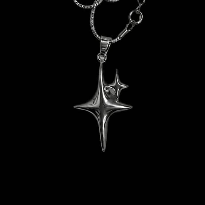 Y2k star necklace ★