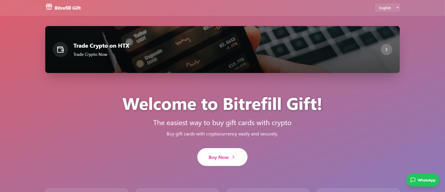 Stored capture of bitrefill-gift.com