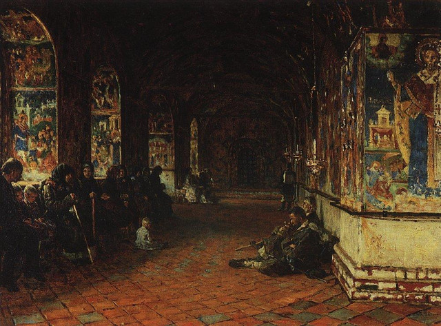 Паперть церкви Иоанна Предтечи в Толчкове Ярославль 1888