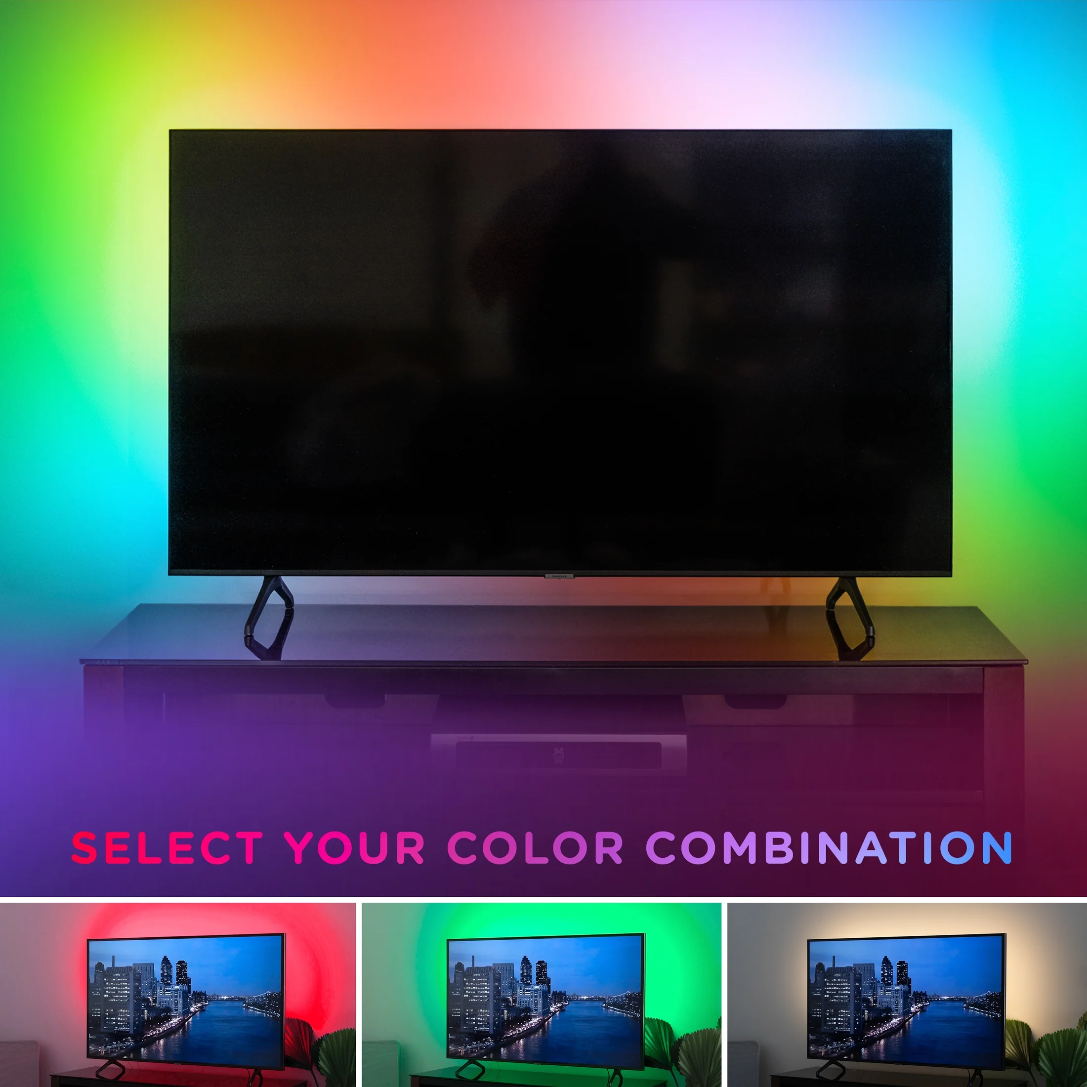 Enbrighten VIBE customizable RGBIC LED colors effects and smart controls