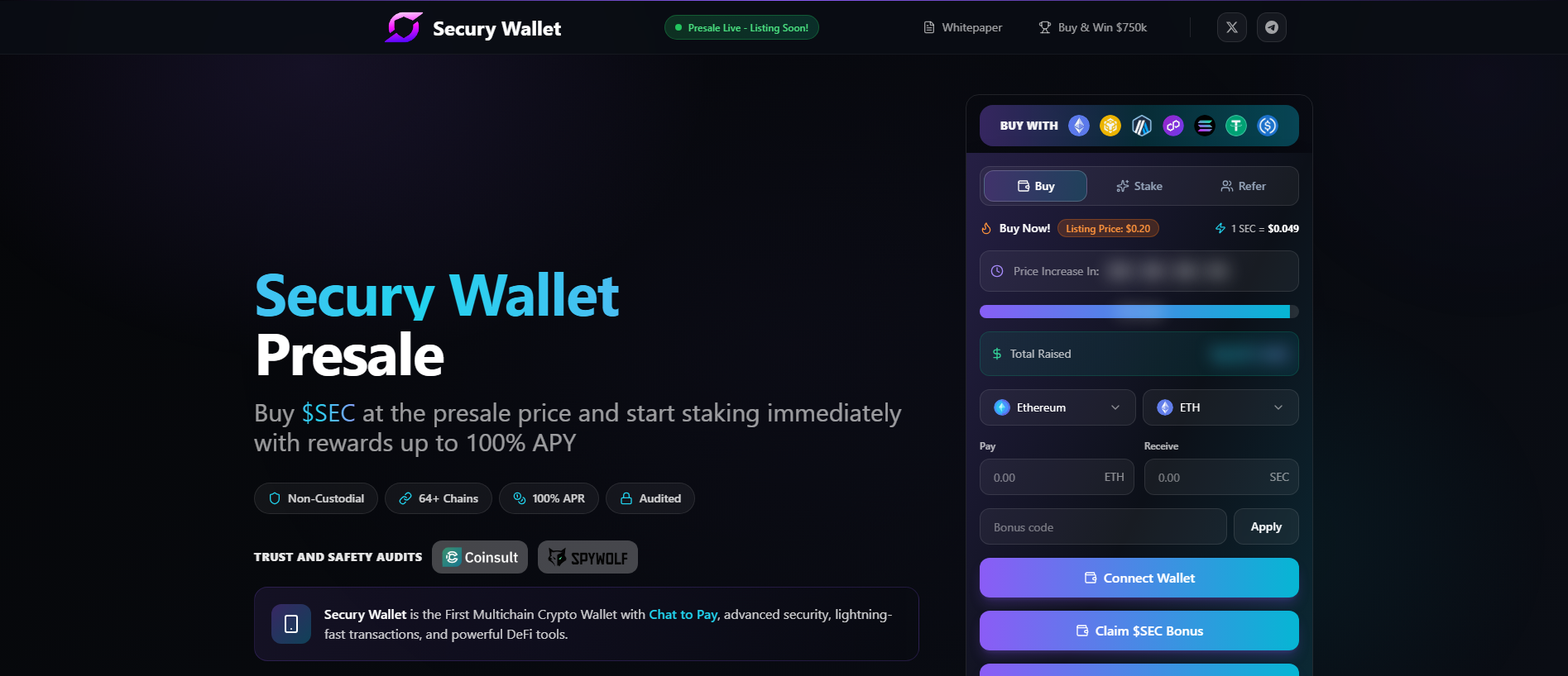 Stored capture of securywallet-en.xyz.multiblockchain.world