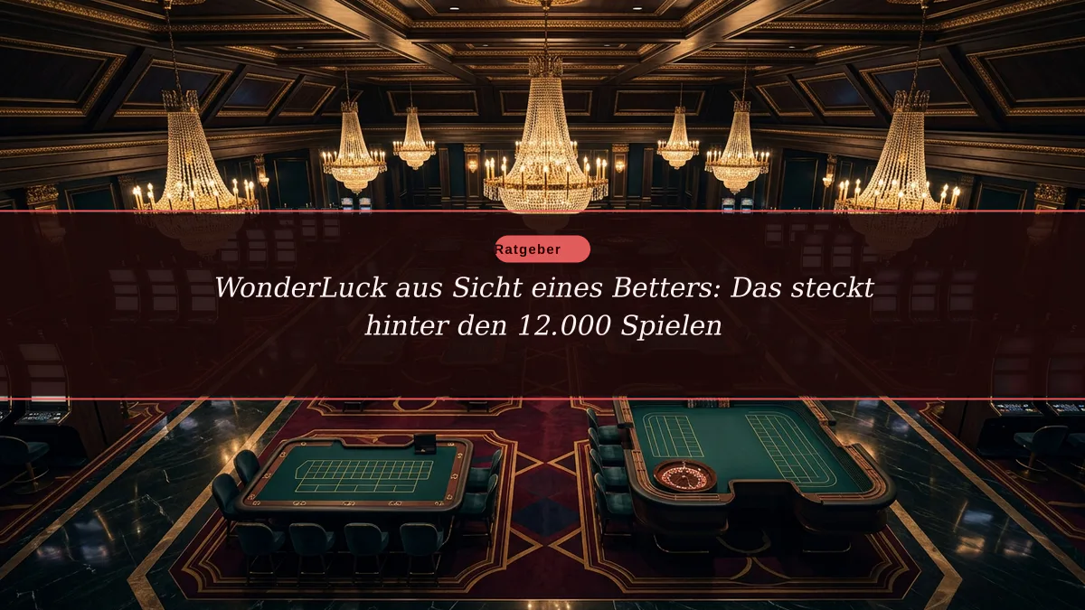 WonderLuck aus Sicht eines Betters: Das steckt hinter den 12.000 Spielen
