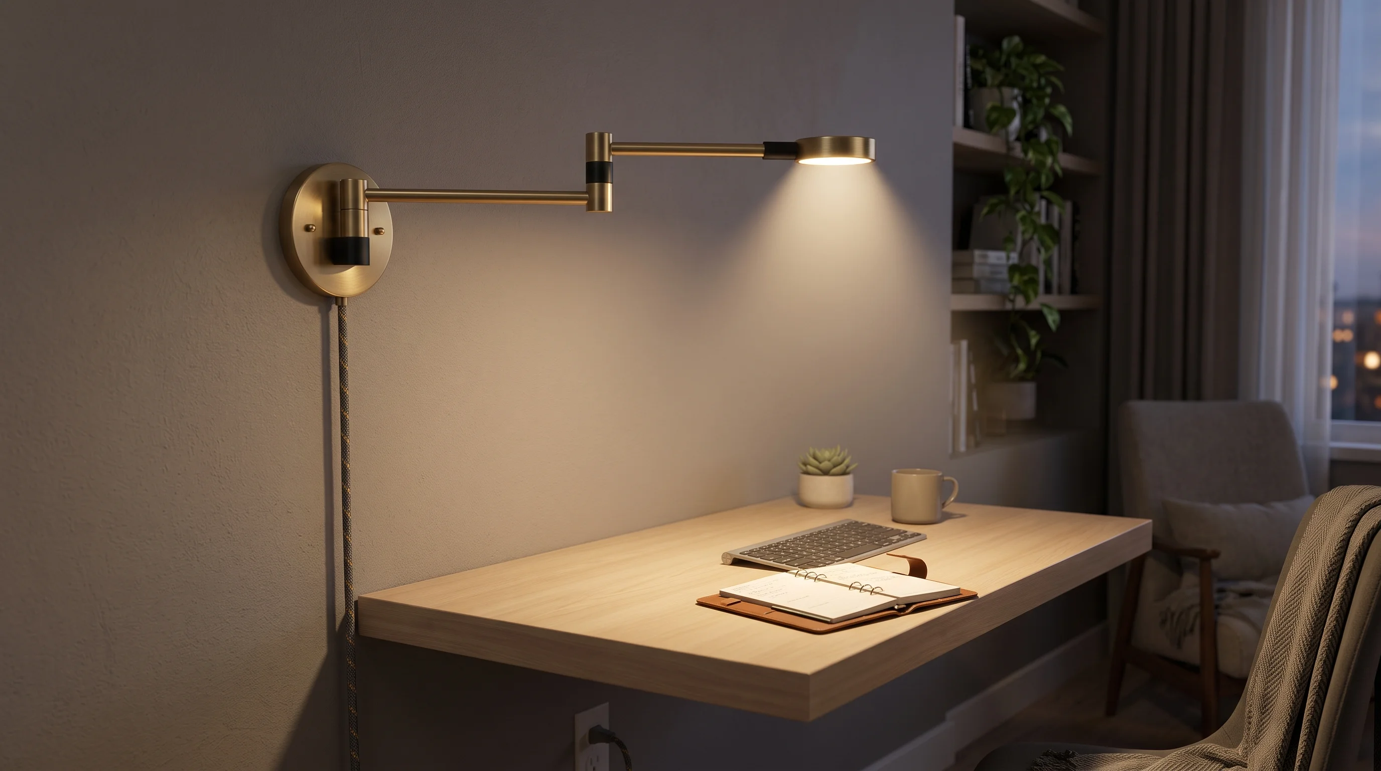 Wall-Mounted Task Lighting Sconces