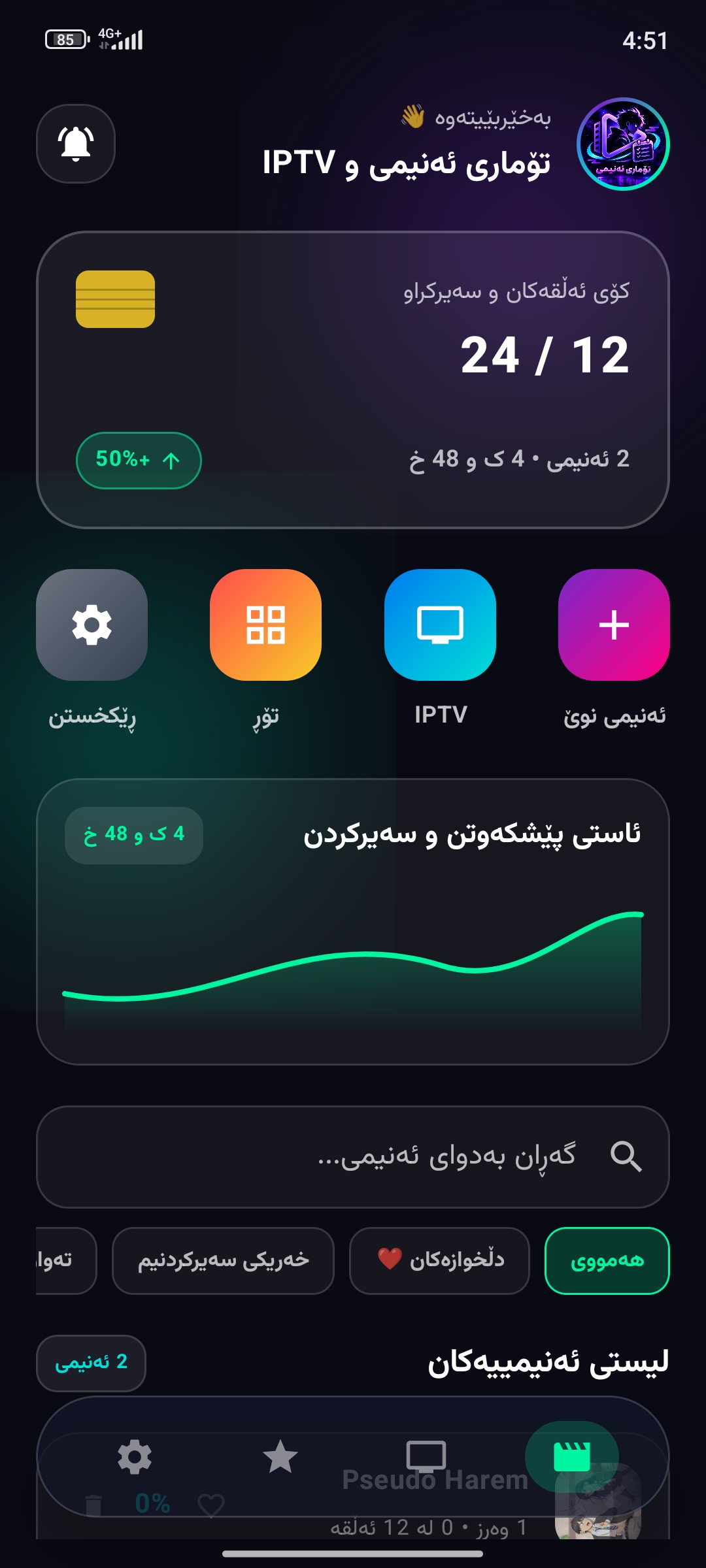 وێنەی شاشەی Anime List 1