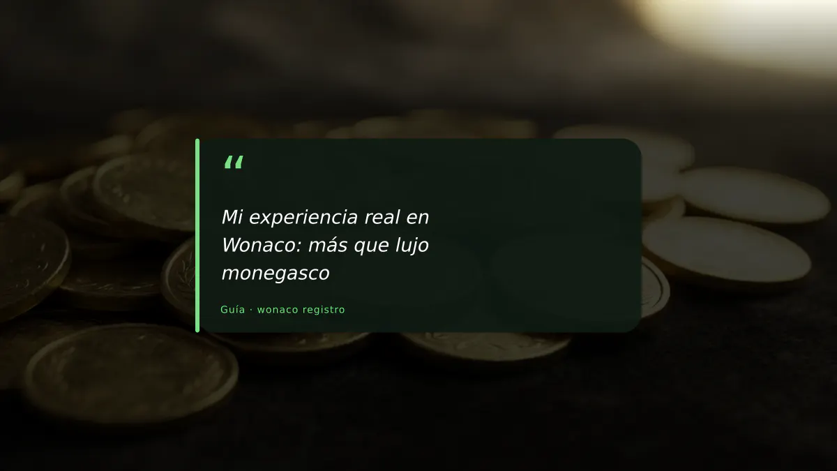 Mi experiencia real en Wonaco: más que lujo monegasco